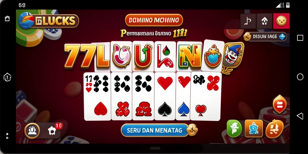Tampilan gameplay seru dalam aplikasi 77LUCKS yang mengasyikkan.