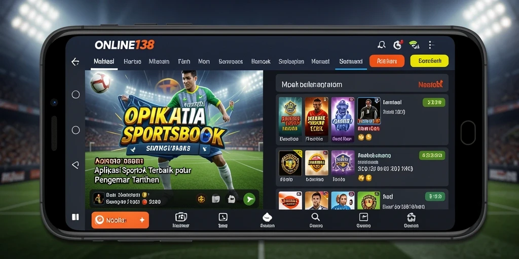 Tangkapan layar utama <strong>ONLINE138</strong> menampilkan antarmuka taruhan yang interaktif dan menarik.