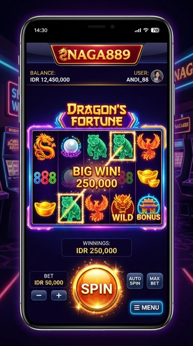 Tampilan aplikasi naga889 yang intuitif dan mudah digunakan.